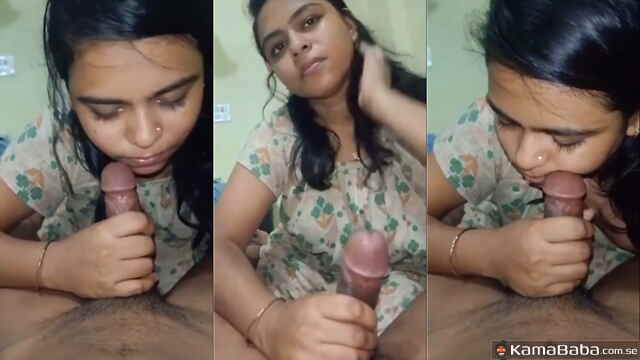 Amateur GF Gives BF Sloppy Head – Big Cock Mouth Fucking