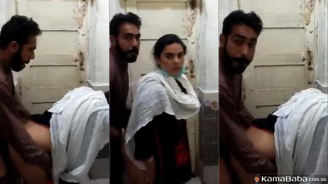 Hot Pakistani Nurse Bhabhi Doggy Fucked in Hospital Bathroom