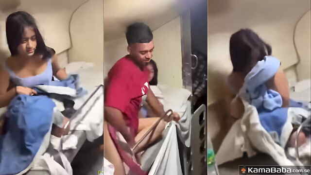 Viral Desi Lovers Caught Having Sex on Moving Train – Leaked Amateur Video